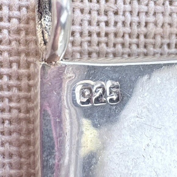 VTG Sterling Silver 925 Multicolor Gemstones Hoshen Pendant Necklace 18" Length - Picture 7 of 12